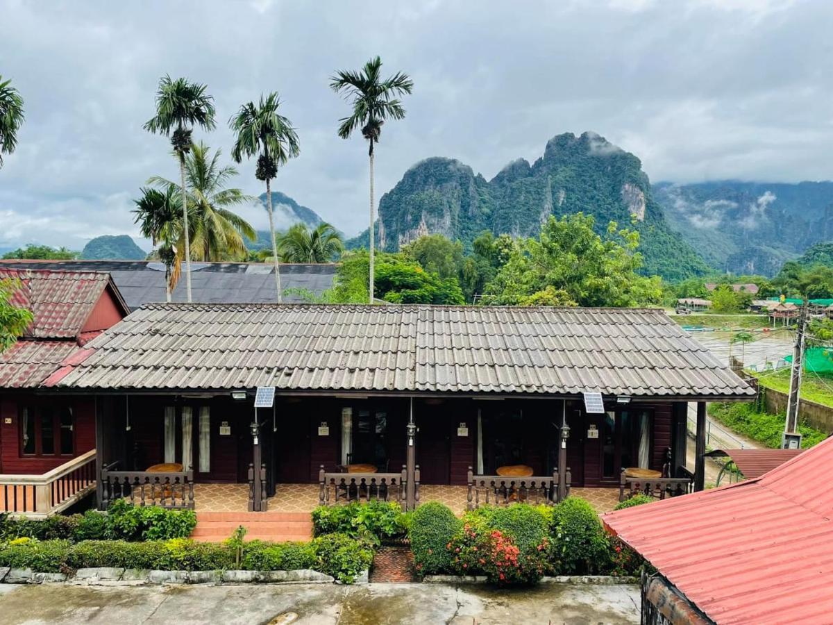 Bungalows Le Jardin Vangvieng Ванг Виенг Екстериор снимка