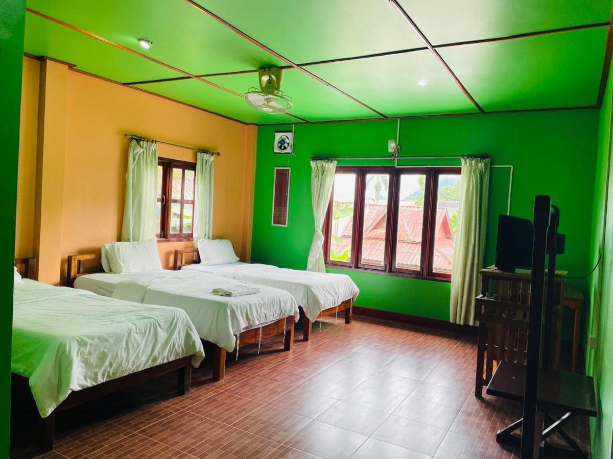 Bungalows Le Jardin Vangvieng Ванг Виенг Екстериор снимка