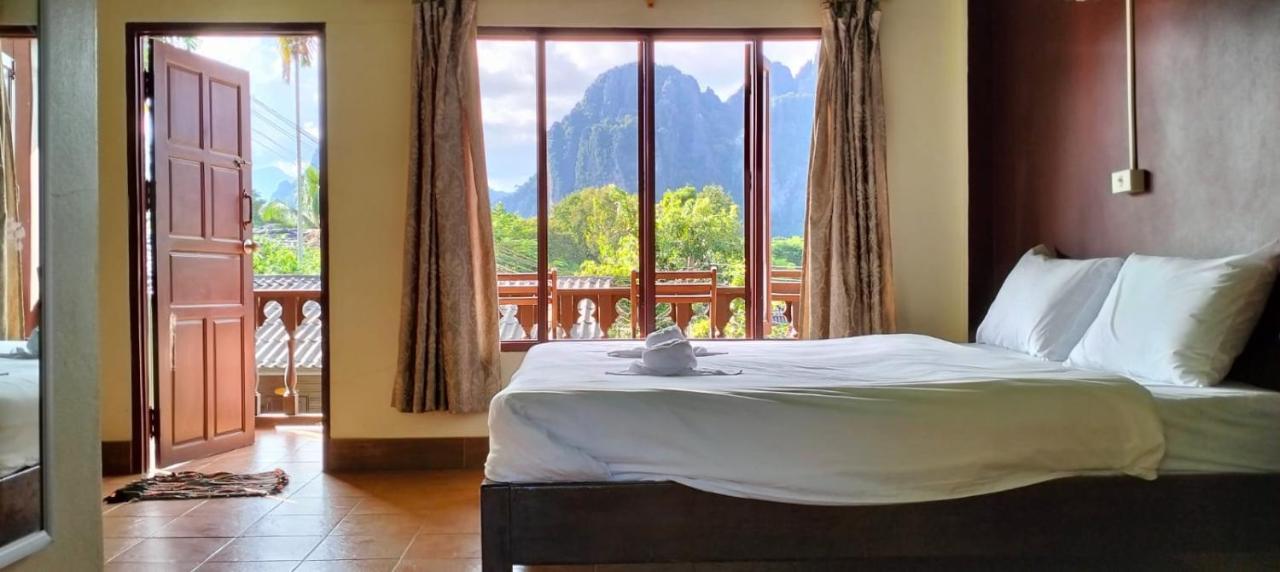 Bungalows Le Jardin Vangvieng Ванг Виенг Екстериор снимка