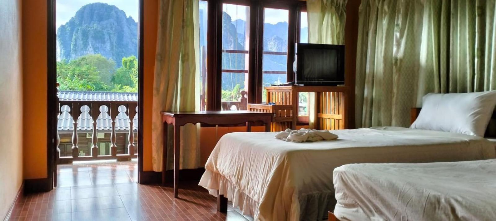 Bungalows Le Jardin Vangvieng Ванг Виенг Екстериор снимка