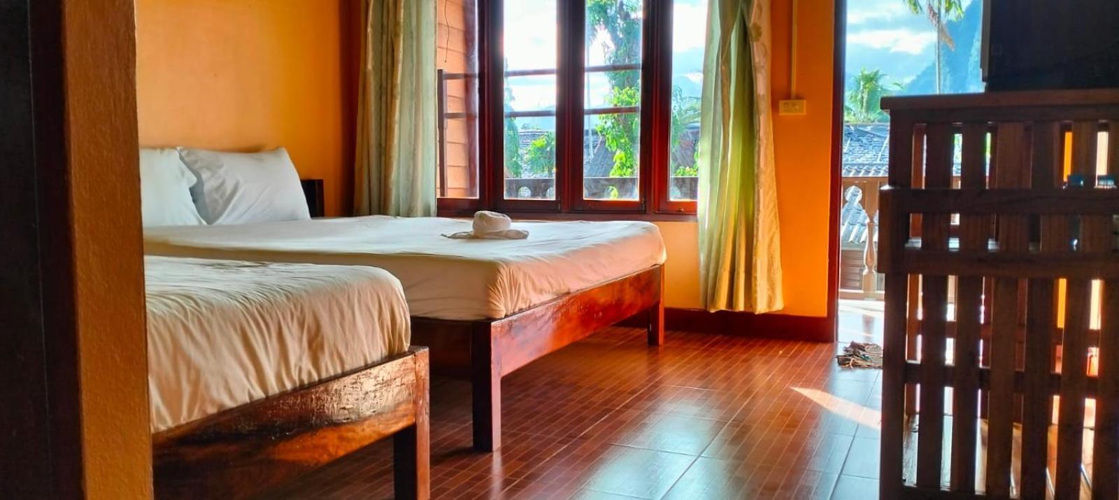 Bungalows Le Jardin Vangvieng Ванг Виенг Екстериор снимка